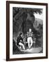 Napoleon at St Helena Dictating Memoirs to French Historian Emmanuel De Las Cases-null-Framed Giclee Print