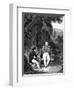 Napoleon at St Helena Dictating Memoirs to French Historian Emmanuel De Las Cases-null-Framed Giclee Print