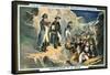 Napoleon at the Battle of Jena, 14 October 1806-null-Framed Stretched Canvas