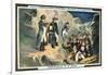 Napoleon at the Battle of Jena, 14 October 1806-null-Framed Giclee Print