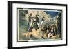 Napoleon at the Battle of Jena, 14 October 1806-null-Framed Giclee Print