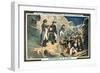 Napoleon at the Battle of Jena, 14 October 1806-null-Framed Giclee Print