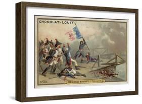 Napoleon at the Battle of the Bridge of Arcole-null-Framed Giclee Print