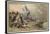 Napoleon at the Battle of the Bridge of Arcole-null-Framed Stretched Canvas