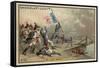 Napoleon at the Battle of the Bridge of Arcole-null-Framed Stretched Canvas