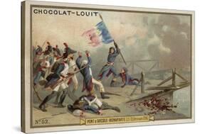 Napoleon at the Battle of the Bridge of Arcole-null-Stretched Canvas