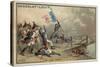 Napoleon at the Battle of the Bridge of Arcole-null-Stretched Canvas