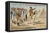 Napoleon at the Battle of the Pyramids, 1799-null-Framed Stretched Canvas