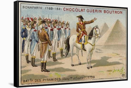 Napoleon at the Battle of the Pyramids, 1799-null-Framed Stretched Canvas