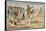 Napoleon at the Battle of the Pyramids, 1799-null-Framed Stretched Canvas