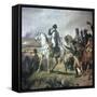 Napoleon at the Battle of Wagram, 19th Century-Horace Vernet-Framed Stretched Canvas