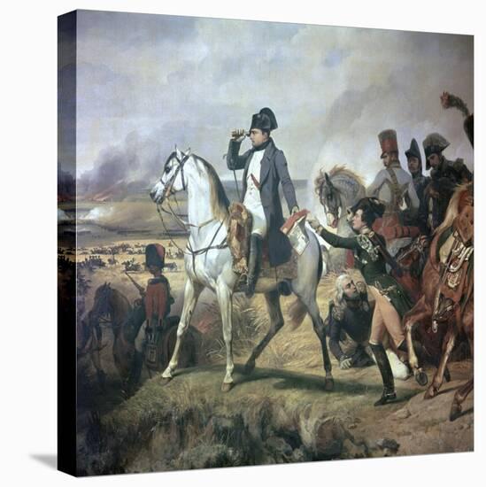 Napoleon at the Battle of Wagram, 19th Century-Horace Vernet-Stretched Canvas