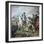 Napoleon at the Battle of Wagram, 19th Century-Horace Vernet-Framed Premium Giclee Print