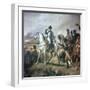 Napoleon at the Battle of Wagram, 19th Century-Horace Vernet-Framed Premium Giclee Print