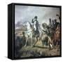 Napoleon at the Battle of Wagram, 19th Century-Horace Vernet-Framed Stretched Canvas