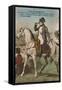 Napoleon at the Battle of Wagram, C.1910S-null-Framed Stretched Canvas