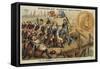 Napoleon at the Bridge of Arcole, 1796-null-Framed Stretched Canvas