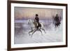 Napoleon at the Head of a Troop of Cavalry-Jan Chelminski-Framed Giclee Print