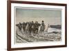 Napoleon at the Head of His Staff During the Campaign of France-Meissonier-Framed Premium Giclee Print