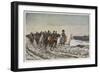 Napoleon at the Head of His Staff During the Campaign of France-Meissonier-Framed Art Print