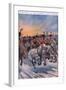 Napoleon at the Retreat from Moscow AD 1812-Stanley L. Wood-Framed Giclee Print