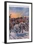 Napoleon at the Retreat from Moscow AD 1812-Stanley L. Wood-Framed Giclee Print