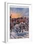 Napoleon at the Retreat from Moscow AD 1812-Stanley L. Wood-Framed Giclee Print