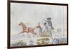 Napoleon at the Retreat from Russia in 1812, C.1812-13-null-Framed Giclee Print