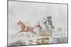 Napoleon at the Retreat from Russia in 1812, C.1812-13-null-Mounted Giclee Print