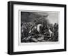 Napoleon at Waterloo, by Jean Pierre Marie Jazet (1788-1871), C.1870 (Mezzotint)-Charles Auguste Steuben-Framed Giclee Print