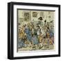 Napoleon Back in Paris-Louis-Charles Bombled-Framed Art Print