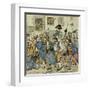 Napoleon Back in Paris-Louis-Charles Bombled-Framed Art Print