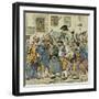 Napoleon Back in Paris-Louis-Charles Bombled-Framed Art Print