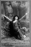 Actress Sarah Bernhardt Kneeling-Napoleon Barony-Photographic Print