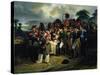 Napoleon Bidding Farewell to Marshal Jean Lannes, 1858-null-Stretched Canvas