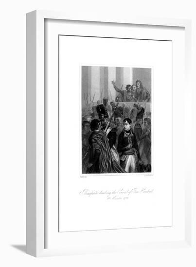 Napoleon Bonaparte (1721-181) Dissolving the Council of Five Hundred, 1845-S Freeman-Framed Giclee Print