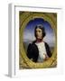 Napoleon Bonaparte (1769-1821) as Lieutenant Colonel of the 1st Battalion of Corsica, 1834-Felix Philippoteaux-Framed Giclee Print