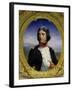 Napoleon Bonaparte (1769-1821) as Lieutenant Colonel of the 1st Battalion of Corsica, 1834-Felix Philippoteaux-Framed Giclee Print