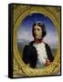 Napoleon Bonaparte (1769-1821) as Lieutenant Colonel of the 1st Battalion of Corsica, 1834-Felix Philippoteaux-Framed Stretched Canvas