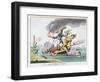 Napoleon Bonaparte (1769-1821) Disembarking Near Cannes on His Return from Elba in 1815-null-Framed Premium Giclee Print