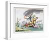 Napoleon Bonaparte (1769-1821) Disembarking Near Cannes on His Return from Elba in 1815-null-Framed Premium Giclee Print