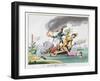 Napoleon Bonaparte (1769-1821) Disembarking Near Cannes on His Return from Elba in 1815-null-Framed Giclee Print