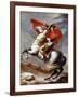 Napoleon Bonaparte, 1769-1821, Emperor of the French, Crossing the Alps-Jacques-Louis David-Framed Giclee Print