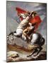 Napoleon Bonaparte, 1769-1821, Emperor of the French, Crossing the Alps-Jacques-Louis David-Mounted Giclee Print