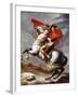 Napoleon Bonaparte, 1769-1821, Emperor of the French, Crossing the Alps-Jacques-Louis David-Framed Giclee Print