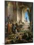 Napoleon Bonaparte (1769-1821) in the Grand Mosque at Cairo-Henri Levy-Mounted Giclee Print