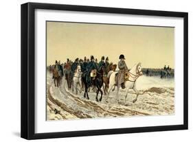 NAPOLEON Bonaparte ' 1814-Jean-Louis Ernest Meissonier-Framed Giclee Print