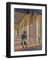 Napoleon Bonaparte Among the Ruins of the Tuileries Palace-null-Framed Giclee Print