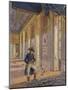 Napoleon Bonaparte Among the Ruins of the Tuileries Palace-null-Mounted Giclee Print