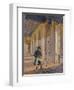Napoleon Bonaparte Among the Ruins of the Tuileries Palace-null-Framed Premium Giclee Print